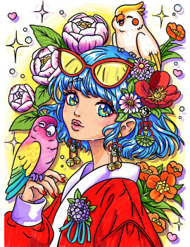 Coloriage  la gardienne des...