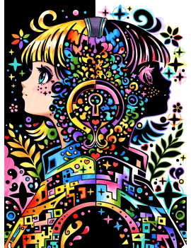 Coloriage Hikari Yami