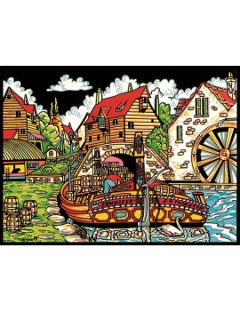  coloriage La Peniche