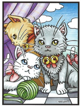 trois chatons