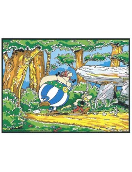 Asterix et Obelix en forêt